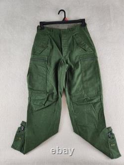 Rare 1989 Swedish Army Military Combat Pants C46 (Small) Green Gulins