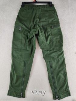 Rare 1989 Swedish Army Military Combat Pants C46 (Small) Green Gulins