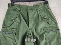 Rare 1989 Swedish Army Military Combat Pants C46 (Small) Green Gulins