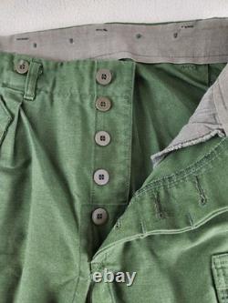 Rare 1989 Swedish Army Military Combat Pants C46 (Small) Green Gulins