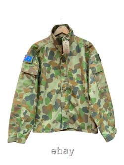 Rare Australian Military Auscam Camo Combat Softshell Jacket Size Medium #534