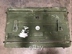 Rare Authentic US Army Military Surplus Storage Transport Box Metal Aluminum
