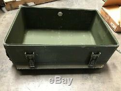 Rare Authentic US Army Military Surplus Storage Transport Box Metal Aluminum
