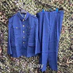 Rare China Army Military Surplus PLA Type 87 Winter Air Force Suit Set Blue