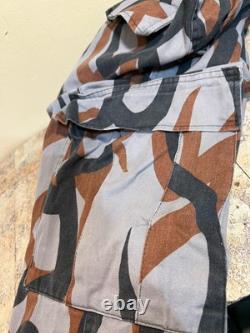 Rare Combat Trousers All-Season (ASAT) Tribal Experimental Print US Columbia L