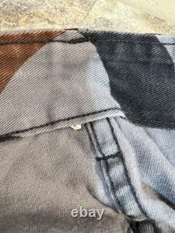 Rare Combat Trousers All-Season (ASAT) Tribal Experimental Print US Columbia L
