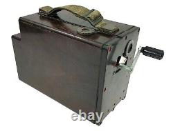 Rare Ex-Army Bakelite Blasting Machine Military Detonator Dynamo Miners Soviet
