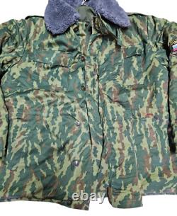 Rare Genuine Russian Army Military Woodland Flora Camo Cold Weather Parka 58 #2