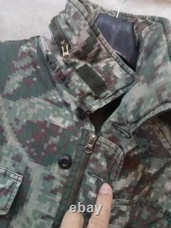 Rare Original Peruvian Army Amapat Military Camo field jacket
