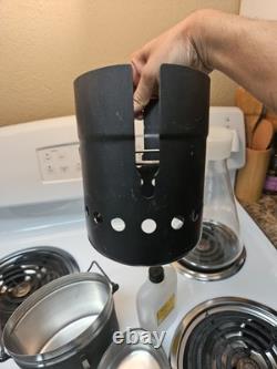 Rare Stainless Steel M40 Swedish Army Mess Kit- Complete Set Military Surplus