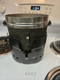 Rare Stainless Steel M40 Swedish Army Mess Kit- Complete Set Military Surplus