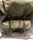 Rare Vtg 1959 Swiss Army Military Leather/canvas Salt/pepper Backpack Rucksack