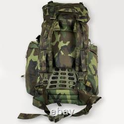 Rare VTG 90s Italian Army 90L Large Woodland Rucksack Pack withPouch. Unused