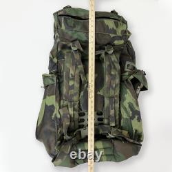 Rare VTG 90s Italian Army 90L Large Woodland Rucksack Pack withPouch. Unused