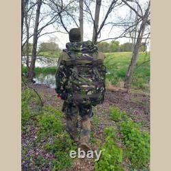 Rare VTG 90s Italian Army 90L Large Woodland Rucksack Pack withPouch. Unused