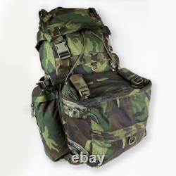Rare VTG 90s Italian Army 90L Large Woodland Rucksack Pack withPouch. Unused