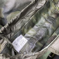 Rare VTG 90s Italian Army 90L Large Woodland Rucksack Pack withPouch. Unused
