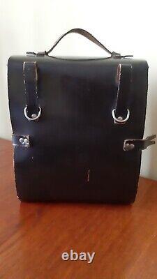 Rare Vintage Army medic Leather Bag, Men's Military Large Medical Doctor Bag