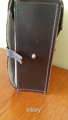 Rare Vintage Army medic Leather Bag, Men's Military Large Medical Doctor Bag