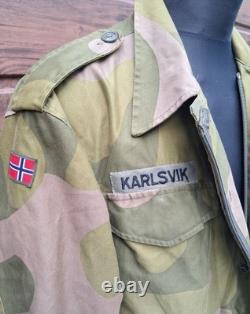 Rare Vintage Norwegian M75 ARMY MILITARY FIELD COAT JACKET