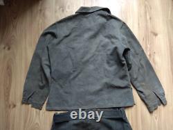 Rare Vintage Soviet Army USSR Uniform Military jacket Tank soldier pants