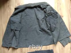 Rare Vintage Soviet Army USSR Uniform Military jacket Tank soldier pants