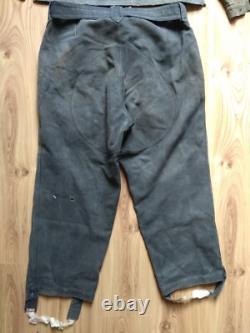 Rare Vintage Soviet Army USSR Uniform Military jacket Tank soldier pants