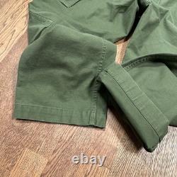 Relwen Army Military Surplus Green Cargo Straight Fit Pants Mens 38