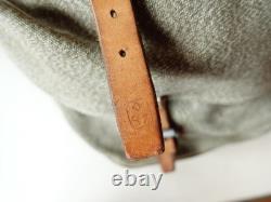 Retro Swiss Army Military Backpack Rucksack 1968 Canvas Salt & Pepper Grey Brown