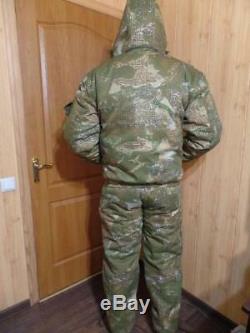 Russian Winter Military Uniform Jacket Fishing Hunting Travel -20c Camouflage