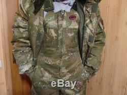 Russian Winter Military Uniform Jacket Fishing Hunting Travel -20c Camouflage