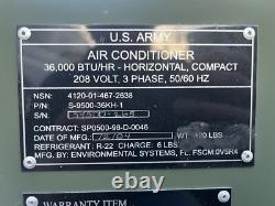 S9500-36kh-1 ECU US army 3 Ton Air Conditioner Heater Military Mil-surplus