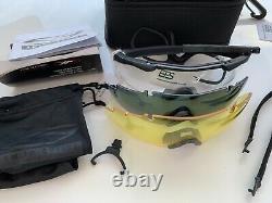 SMITH OPTICS AEGIS BALLISTIC EYESHIELD SAFETY GLASSES SET with 3 Lenses Military