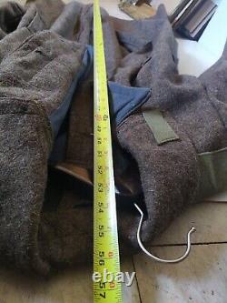 SOVIET Military winter overcoat, USSR, 100% thick wool, Warm, made to last