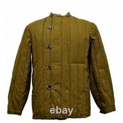 SOVIET Russian Army TELOGREIKA WW2 MILITARY WINTER JACKET FUFAIKA VATNIK Size 4