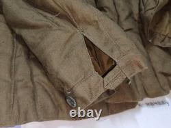 SOVIET Russian Army TELOGREIKA WW2 MILITARY WINTER JACKET FUFAIKA VATNIK Size 4