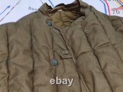 SOVIET Russian Army TELOGREIKA WW2 MILITARY WINTER JACKET FUFAIKA VATNIK Size 4