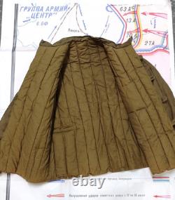 SOVIET Russian Army TELOGREIKA WW2 MILITARY WINTER JACKET FUFAIKA VATNIK Size 4