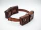 Swiss Army Military Brown Leather Belt Bandolier Ammo Cases Pouch Pouches 1950