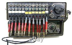 Sb-22d/pt Us Army Telephone Switchboard Radio Field Phone Signal Corps Military