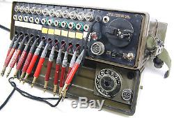 Sb-22d/pt Us Army Telephone Switchboard Radio Field Phone Signal Corps Military