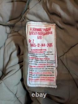 Schwarz Passau Vintage German Army Wearable Sleeping Bag Coat Convertible Parka