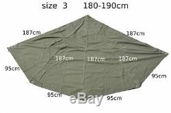 Set 2 Military Polish Army Poncho or 1 Tent. BIGGEST SIZE 3.1980's. New. Lavvu