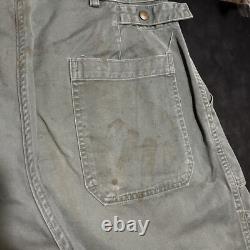 Shade 509 Army Pants VINTAGE 1940s 1950s COMBAT military cargo trousers OG 107