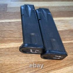 Sig M11 9mm, Lot of 2 Magazines, 10rd Govt Issued LE Military Army Surplus