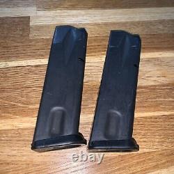 Sig M11 9mm, Lot of 2 Magazines, 10rd Govt Issued LE Military Army Surplus