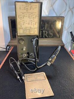 Signal Corps US Army Military WW2 Test Unit 1-236 telegraphy teletypewriter RARE