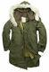 Small Reg Us Military Fishtail Parka Jacket Army M65 Extreme Cold Genuine Od Nos
