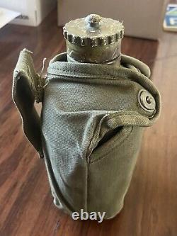 South African Army SADF Military Canteen Rhodesia 1970s with Cup & Cover