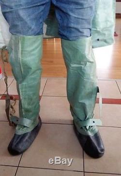 Soviet Russia Chernobyl military chemical protection suit OZK chimza army NBC